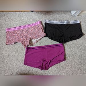 3 shortie/mini short Victoria's Secret panties